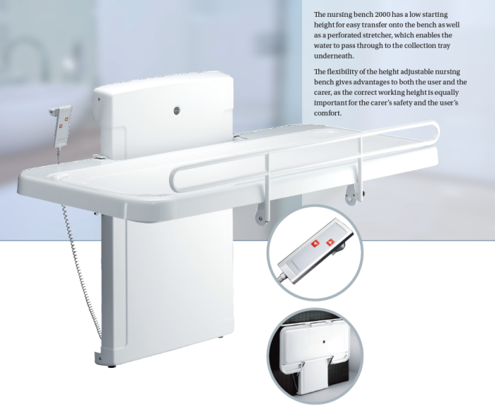 Pressalit Care 2000 Adult Changing Table Picture
